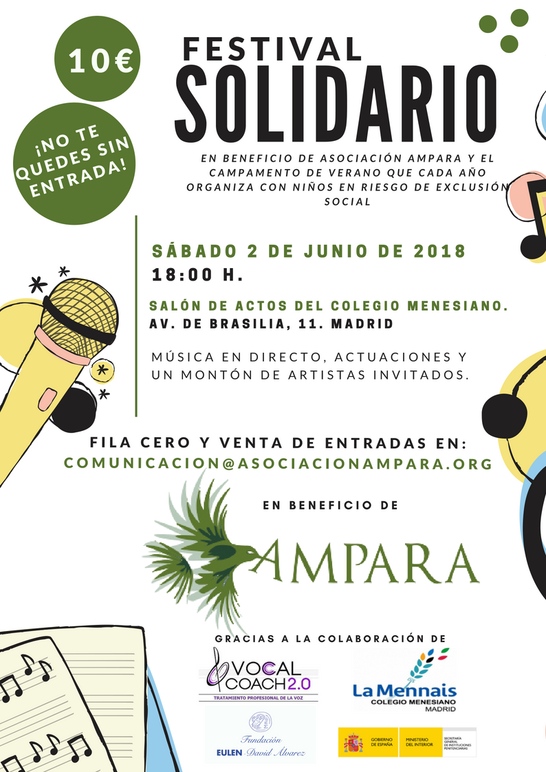 Festival Solidario 2Junio2018 Cartel